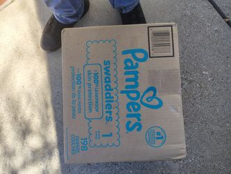 Pampers swaddlers size one
