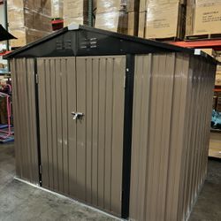 Brand New 4x6  Metal Storage Shed Yard Lawn Garden Tools 4x6 Storage Assemble needed 