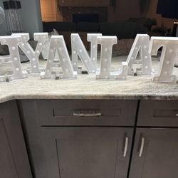 Light Up LED Letters