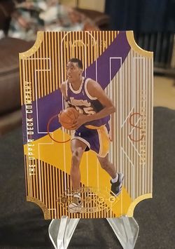 Eddie Jones Basketball RC Insert Die Cut 1990s Basketball Card Lakers