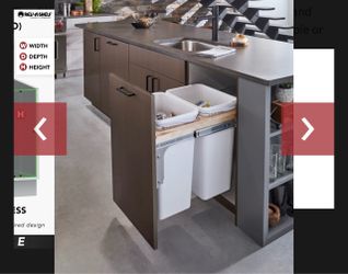 Rev-A-Shelf Double Trash Bin Insert