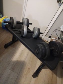 Bench & weights 5+10 15 20