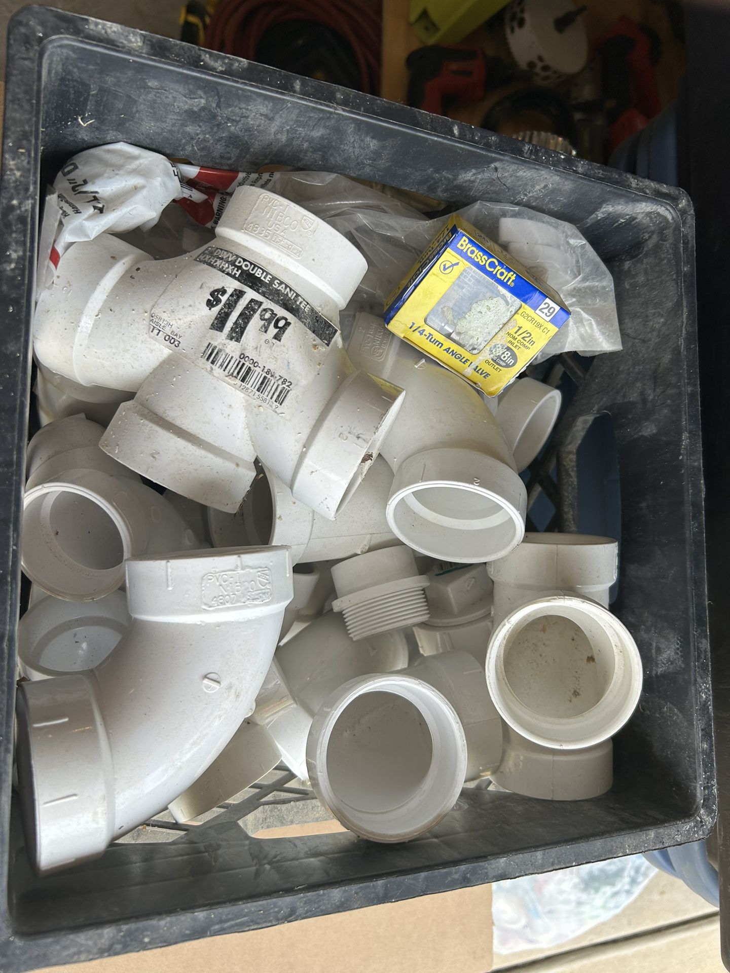 PVC PLUMBING CONNECTORS NEW