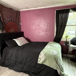 Full Size bed frame with headboard 