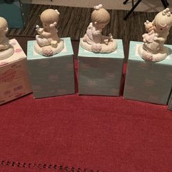 Precious Moments, Growing in Grace”,   Total Of 6 Figurines   -  Ages Birth Through 5 Years Old  