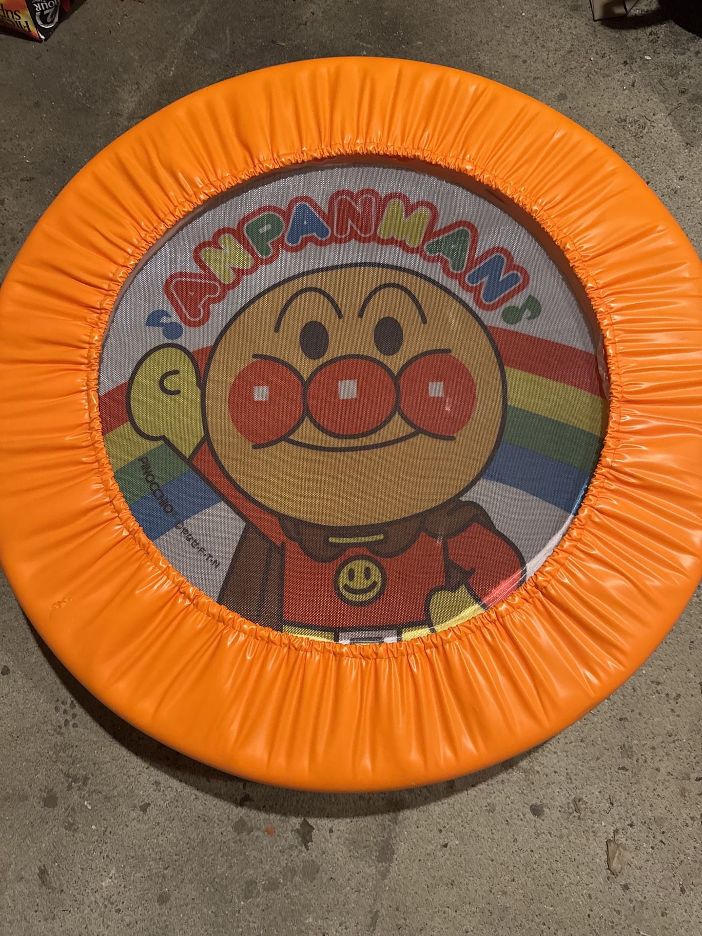 Anpanman Kids Trampoline – Bright Orange