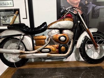 Decorative Motorcycle Replica Sculpture
