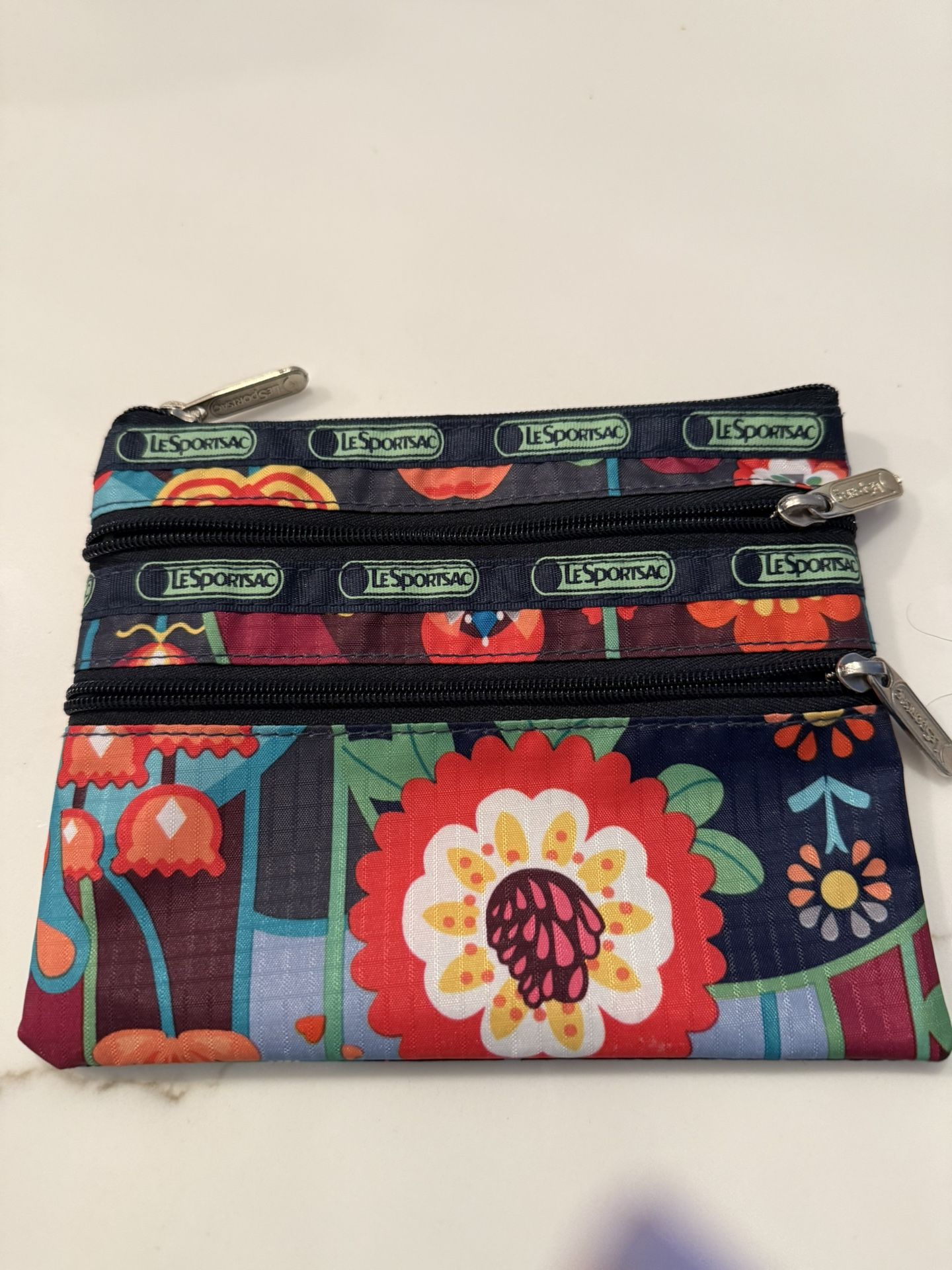 Colorful Floral Nylon Travel Bag