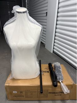 Brand New Female Mannequin Torso Dress Form Adjustable Stand White Black Reselling Sewing