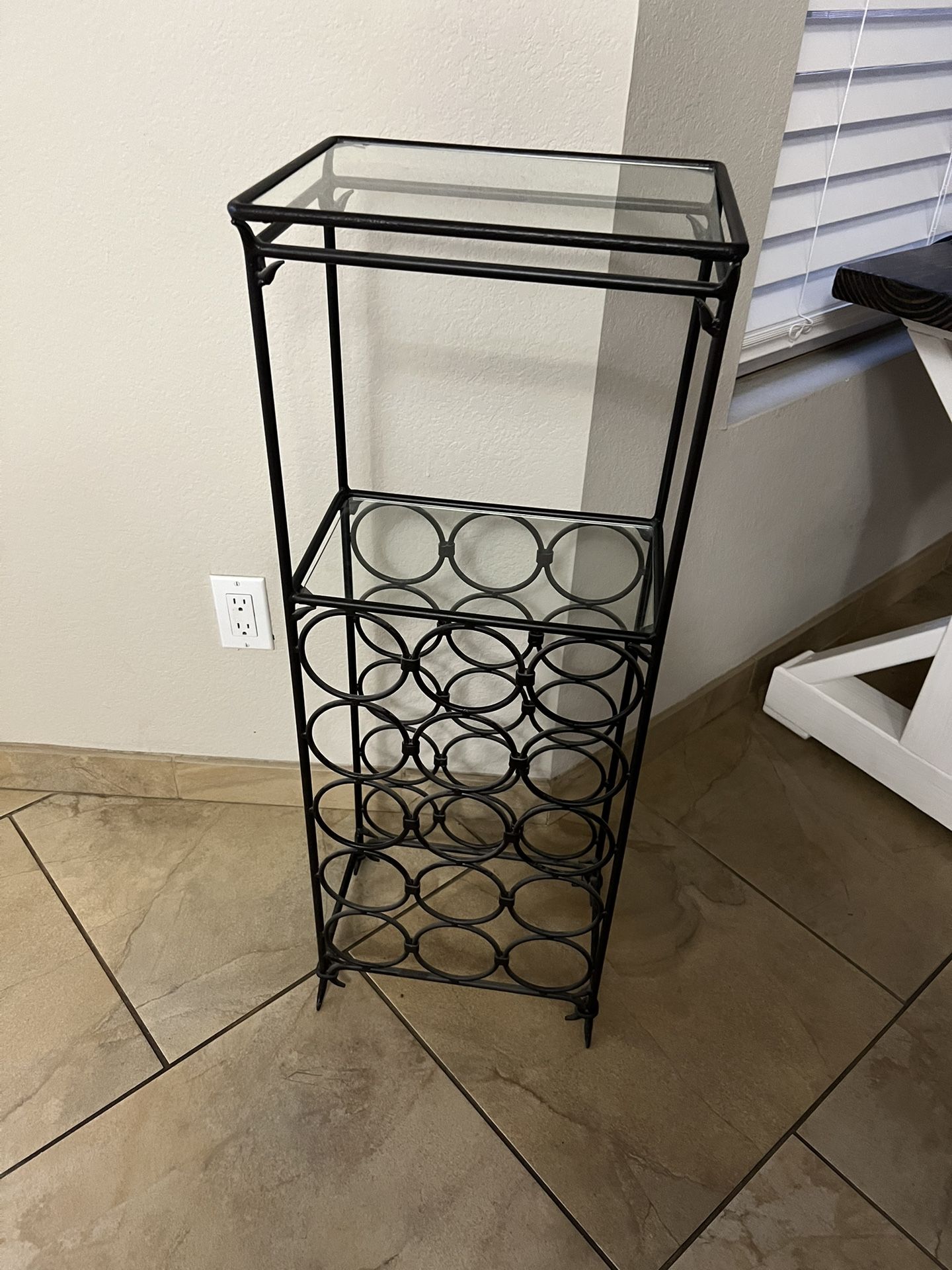 Pottery Barn Wine Rack $20. Super Cute