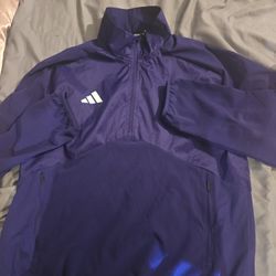 Adidas 1/4 Zip Jacket - Purple