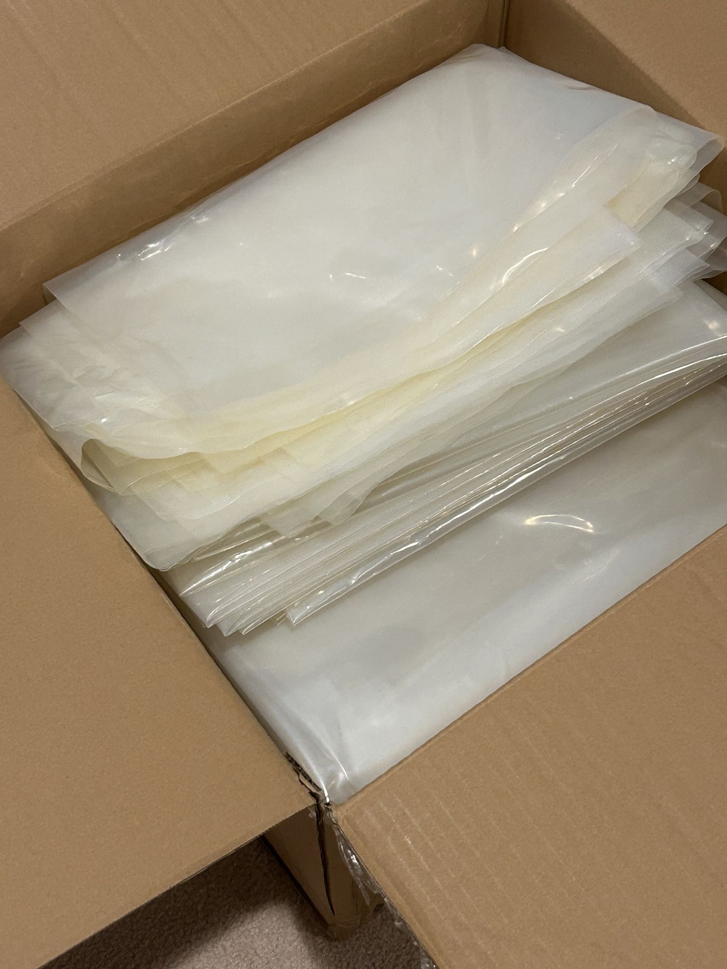 Heavyweight 4 Mil Poly Large Storage Bags, Archival Safe