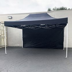 BRAND NEW $170 Heavy-Duty Canopy 10x15 FT with (1) Sidewall, Ez Popup Outdoor Party Tent (2 colors)