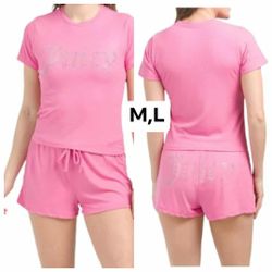 New women's pajamas set available in size medium and large from juicy couture still with tags