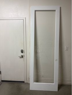 Light interior glass door