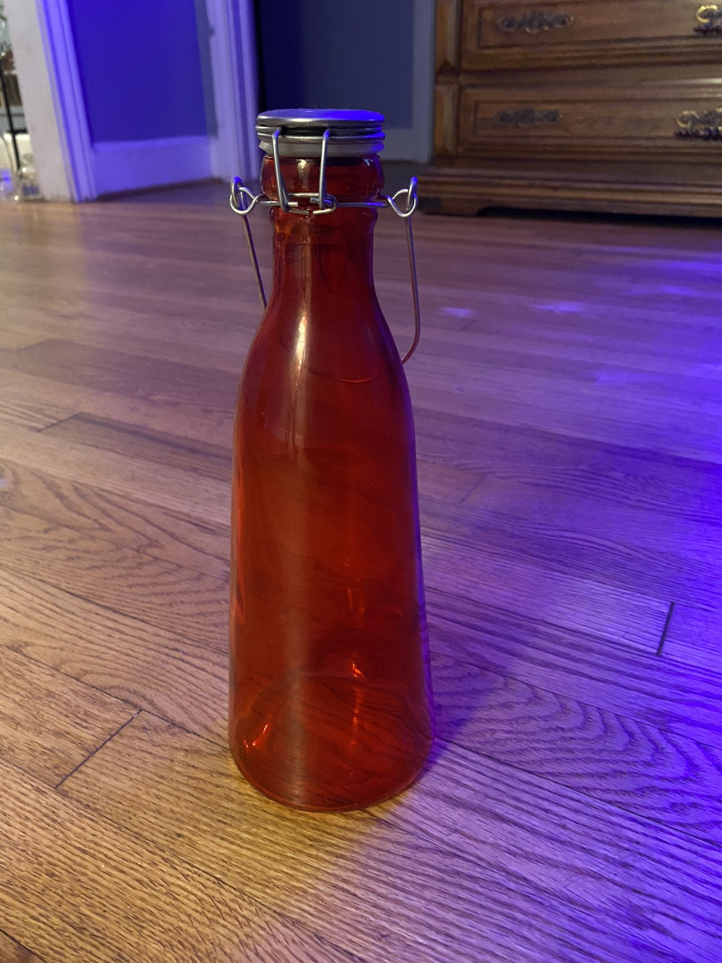 Red Glass Decor