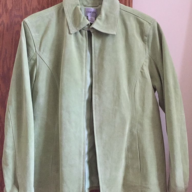 Chico’s Women’s Suede Jacket- L