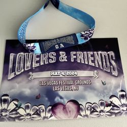 LOVERS AND FRIENDS THREE GA Tickets !!