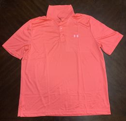 Under Armour Heatgear - Men’s Large Loose Fit Short Sleeve Polo