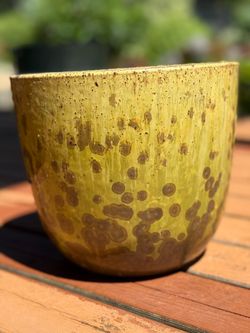 Glazed Ceramic Pot 10”