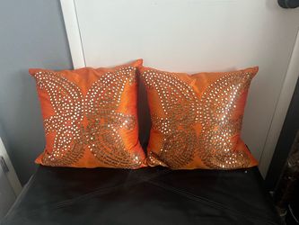 Orange pillows