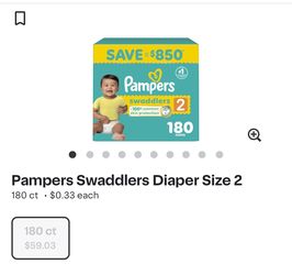 Pampers Swaddlers size 2