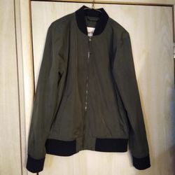 Like New Men's Hollister Brand Bomber Jacket!