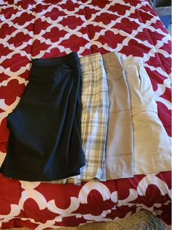 32 waist shorts, $30