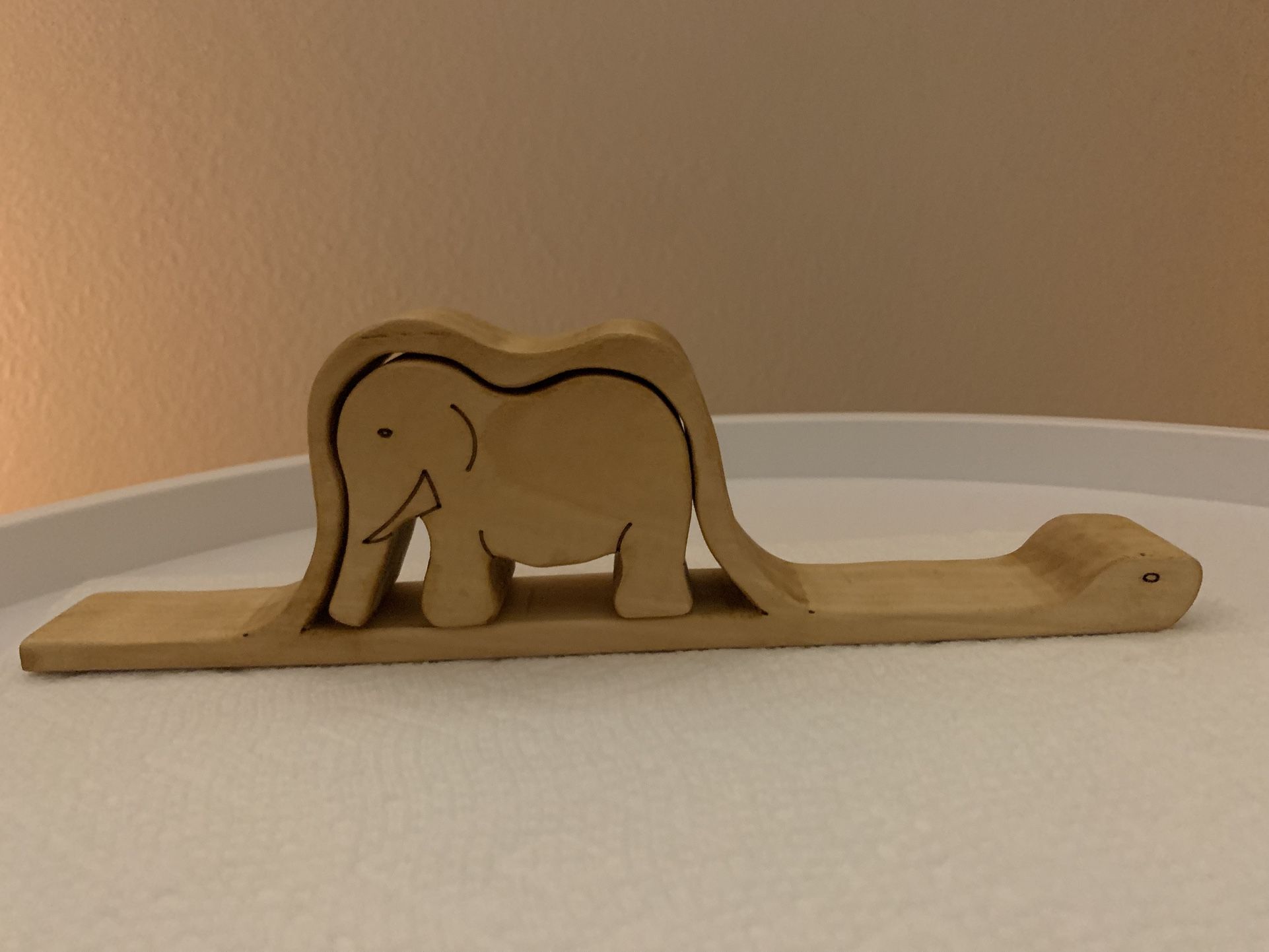 Wooden Hat/Boa Swallowing An Elephant