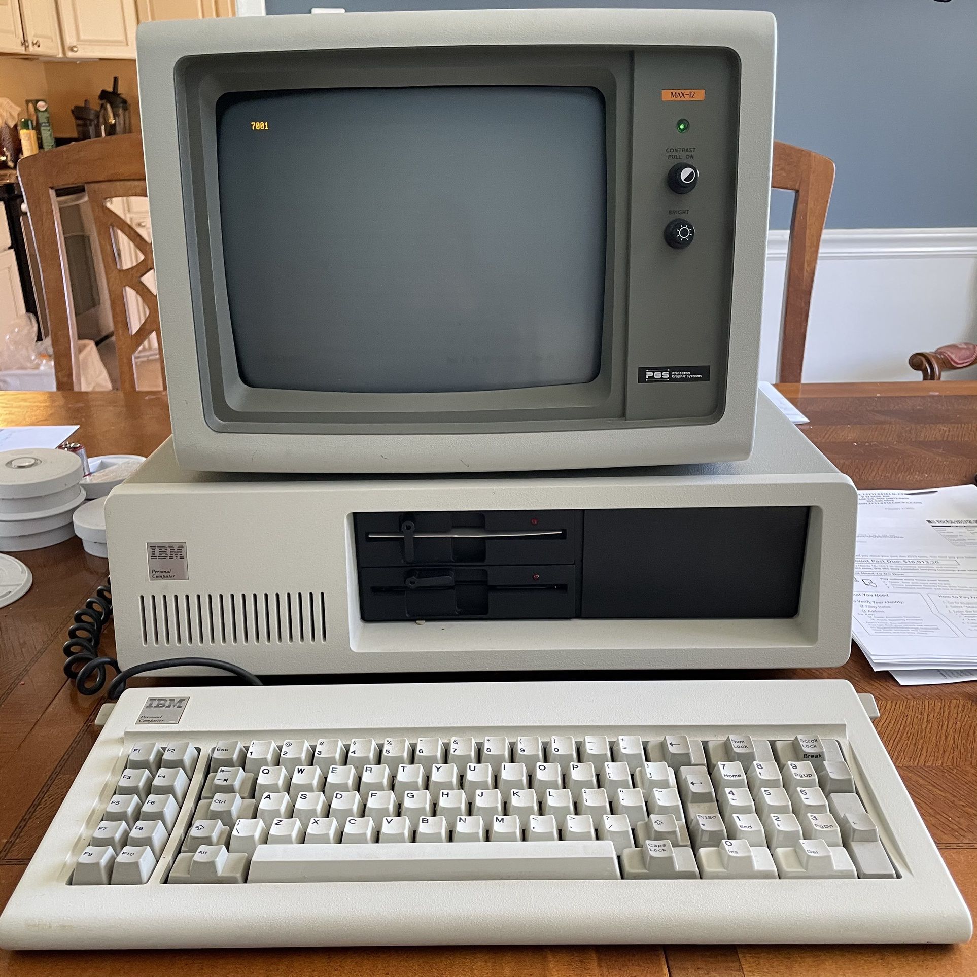 Vintage IBM 5150 Computer