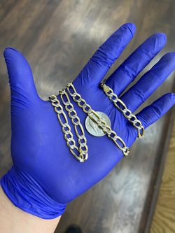 14K Gold Fígaro Chain 24”