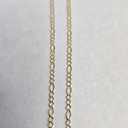 10kt Gold Figaro Chain 16"