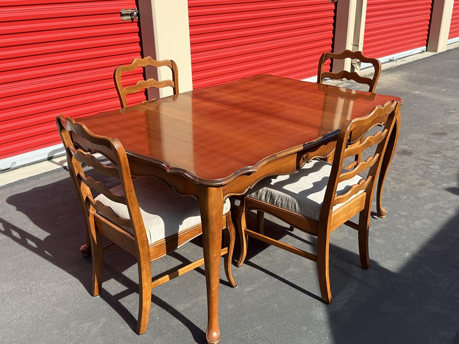 Antique Set - Table And Chairs