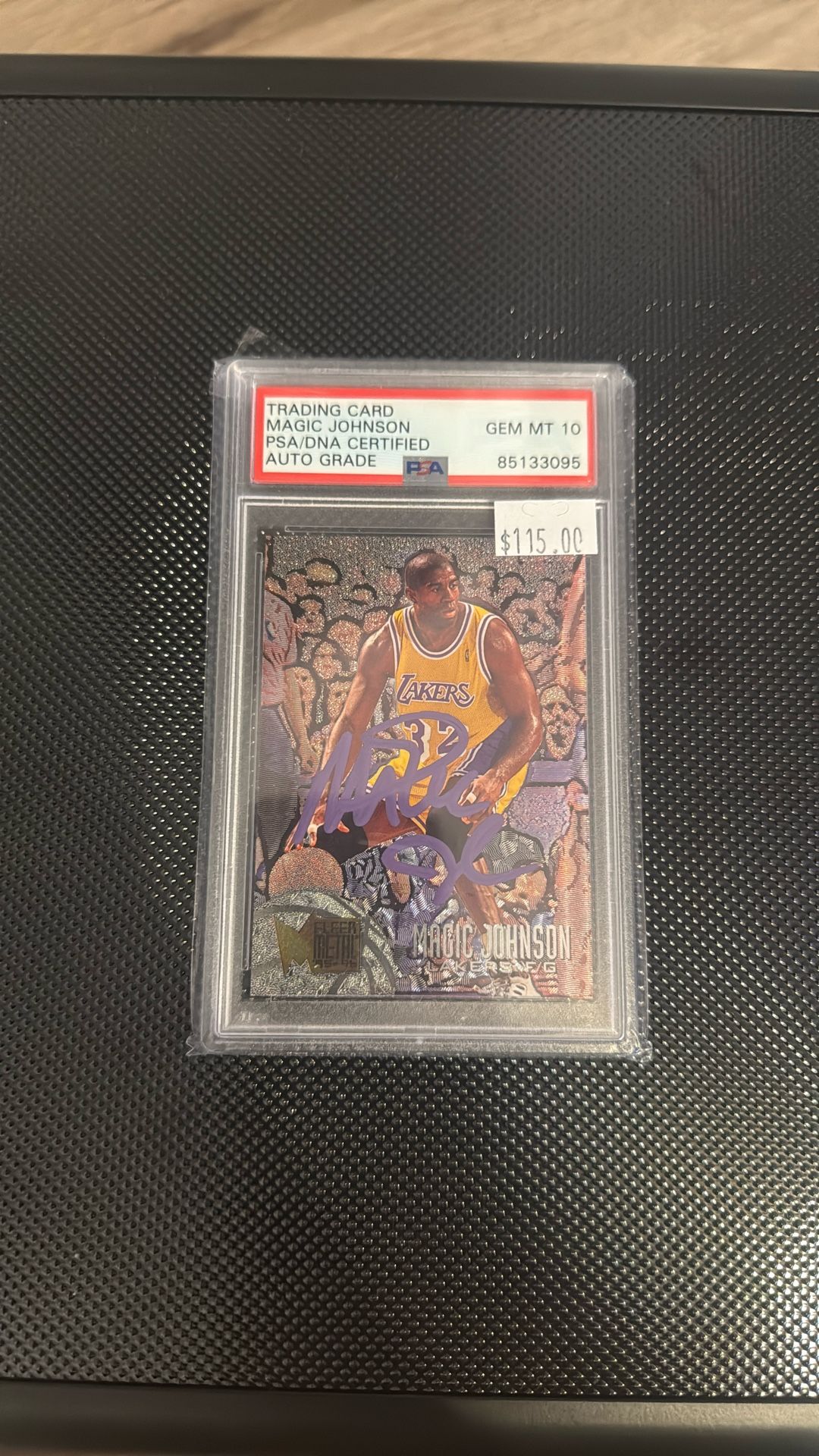 Magic Johnson Auto