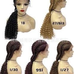 Braided lace Wig