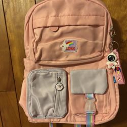 Lisinuo  Pink Backpack 