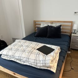 Free Queen Bed Frame – IKEA TARVA ($136 value)