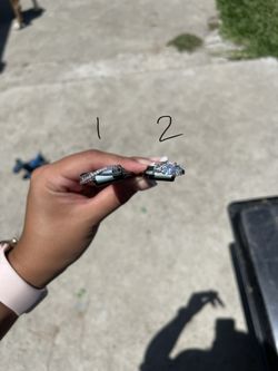 Sterling Silver Cubic Zirconia Engagement Ring Size 6