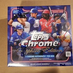 2024 Topps Chrome Sapphire Edition -Box - Sealed