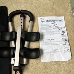 Teeter P3 Lynx Portable Back Brace - Spinal Decompression with Carrying Bag in Good Condition