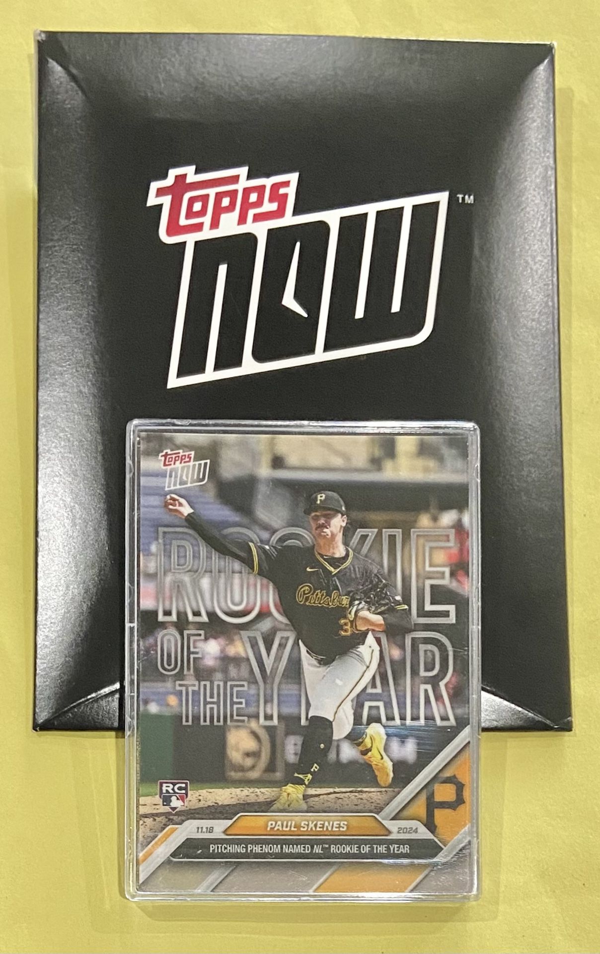 2024 Topps Now Paul Skenes Rookie Card - Pittsburgh Pirates