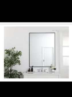 ELEGANT LIGHTING ETERNITY RECTANGULAR FRAMED WALL MIRROR