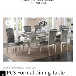 New Dining Room Set Dining Table And 6 Chairs 