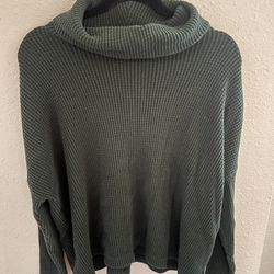 Turtleneck Sweater - Deep Green