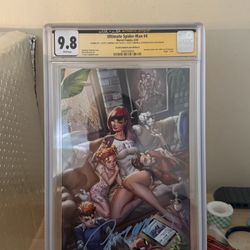 Ultimate Spider Virgin Cover Signed CGC 9.8