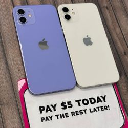Apple iPhone 12 6.1 - Pay $5 DOWN AVAILABLE - NO CREDIT NEEDED
