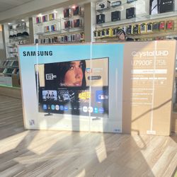 75 Inch Samsung 2025 Model Smart Tv Brand New Finance It Today No Credit Needed! $10 To $99 Down To Take It