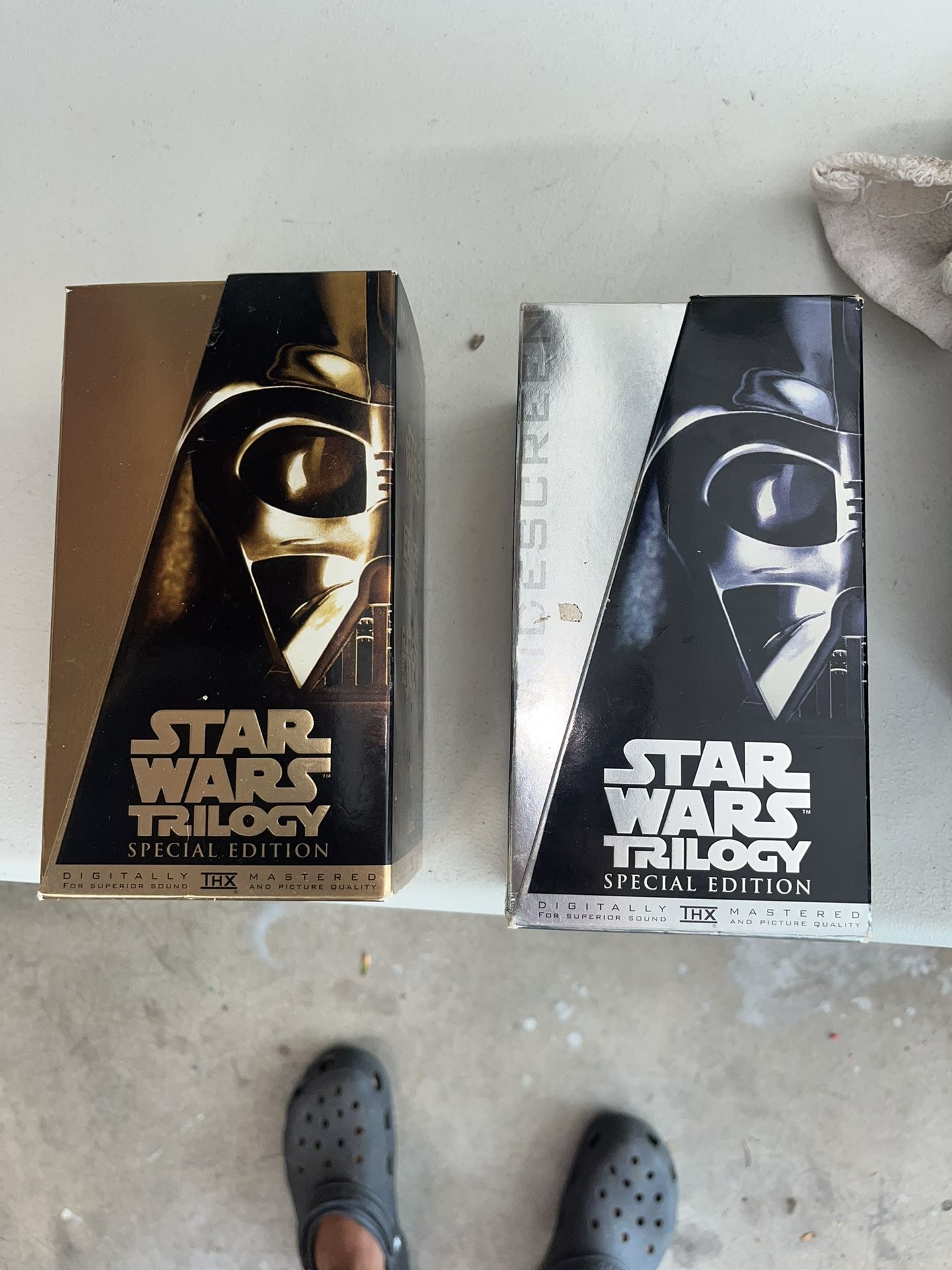 Set of 2 1997 brand new Star Wars trilogy, special edition VHS collectible series New in the box  