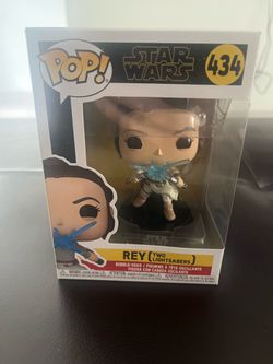 Funko Pop! Star Wars Rey (Two Lightsabers) #434