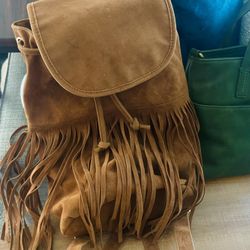 Charlotte Russe Fringe Backpack